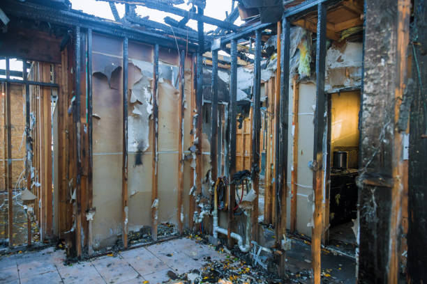 Professional Fire Damage Removal technician working in Spring Ridge, MD